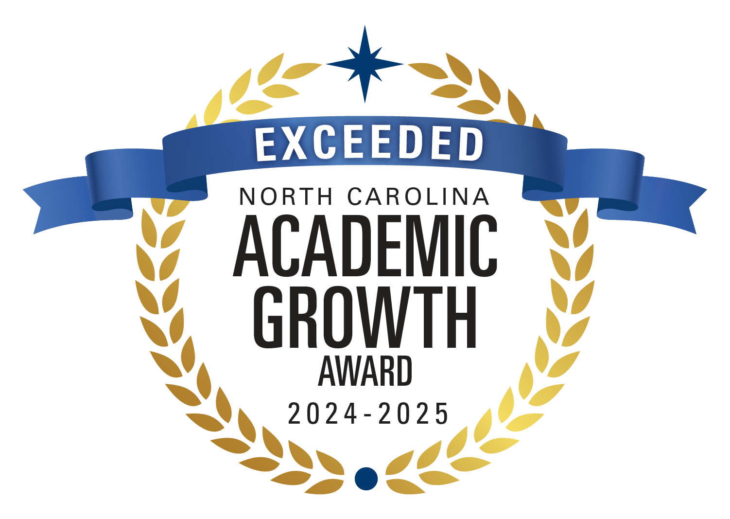 Exceeded Academic Growth Badge